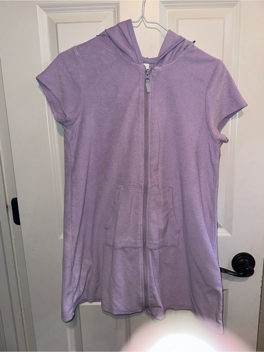 wonder nation Lavender Hooded Swim Coverup Sz XXL 18